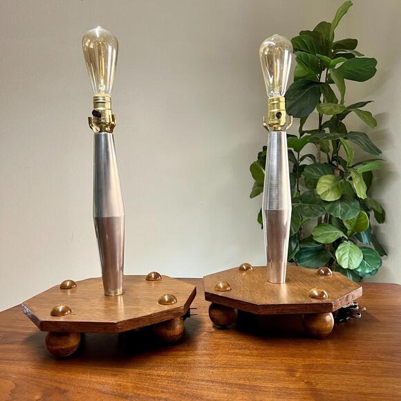 Other - Mid Century Modern Pair of 2 MCM Vintage Style Table Lamps Working Perfectly